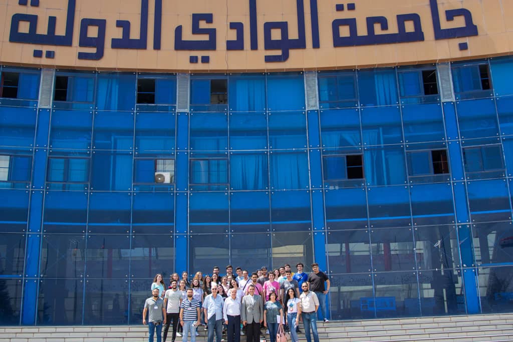 زيارة طلابنا في الغسانية الأرثوذكسية إلى جامعة الوادي الدولية الخاصة