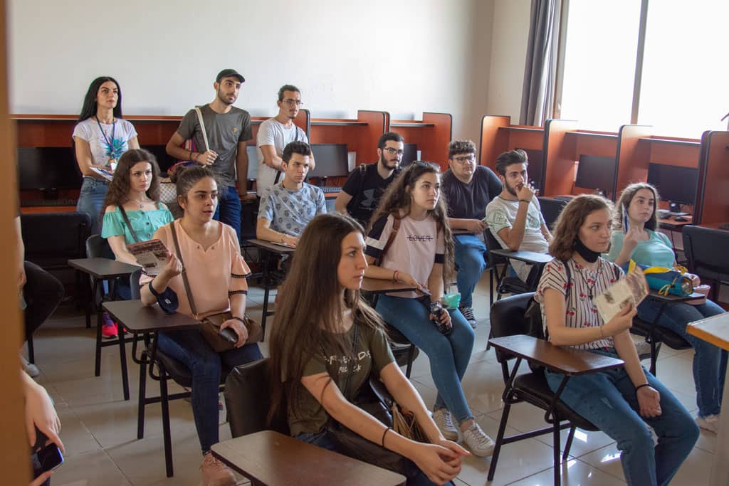 زيارة طلابنا في الغسانية الأرثوذكسية إلى جامعة الوادي الدولية الخاصة